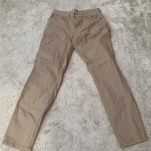 Old Navy Beige Athletic Taper Pants